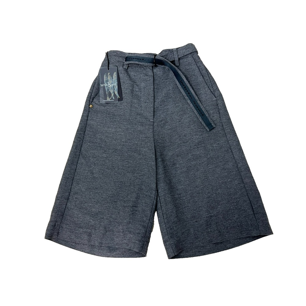 NWT White Sand Gray Bermuda/Walking Short Loose‎ Leg Front Closure SZ 38/XS